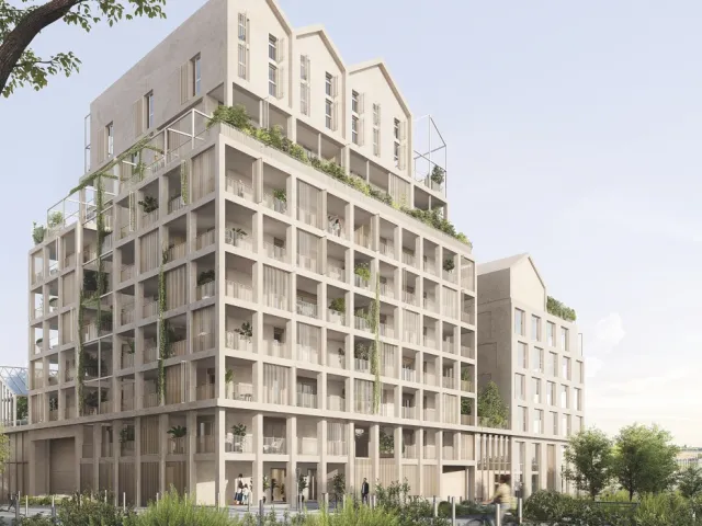 Appartement neuf T3 avec une grande terrasse d'angle à Marseille