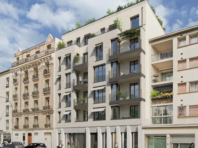 Appartement neuf T2 à 2 minutes du métro à Saint-Ouen-sur-Seine